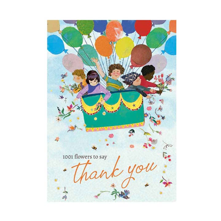 Organic Gift Card 'Thank You' with 1 Blossombs Seed Bomb for wholesale by Blossombs