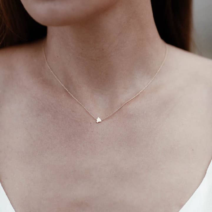 Collar de isla grande de Hawái - sólido 14 quilates para venta al por mayor de Imi jewelry