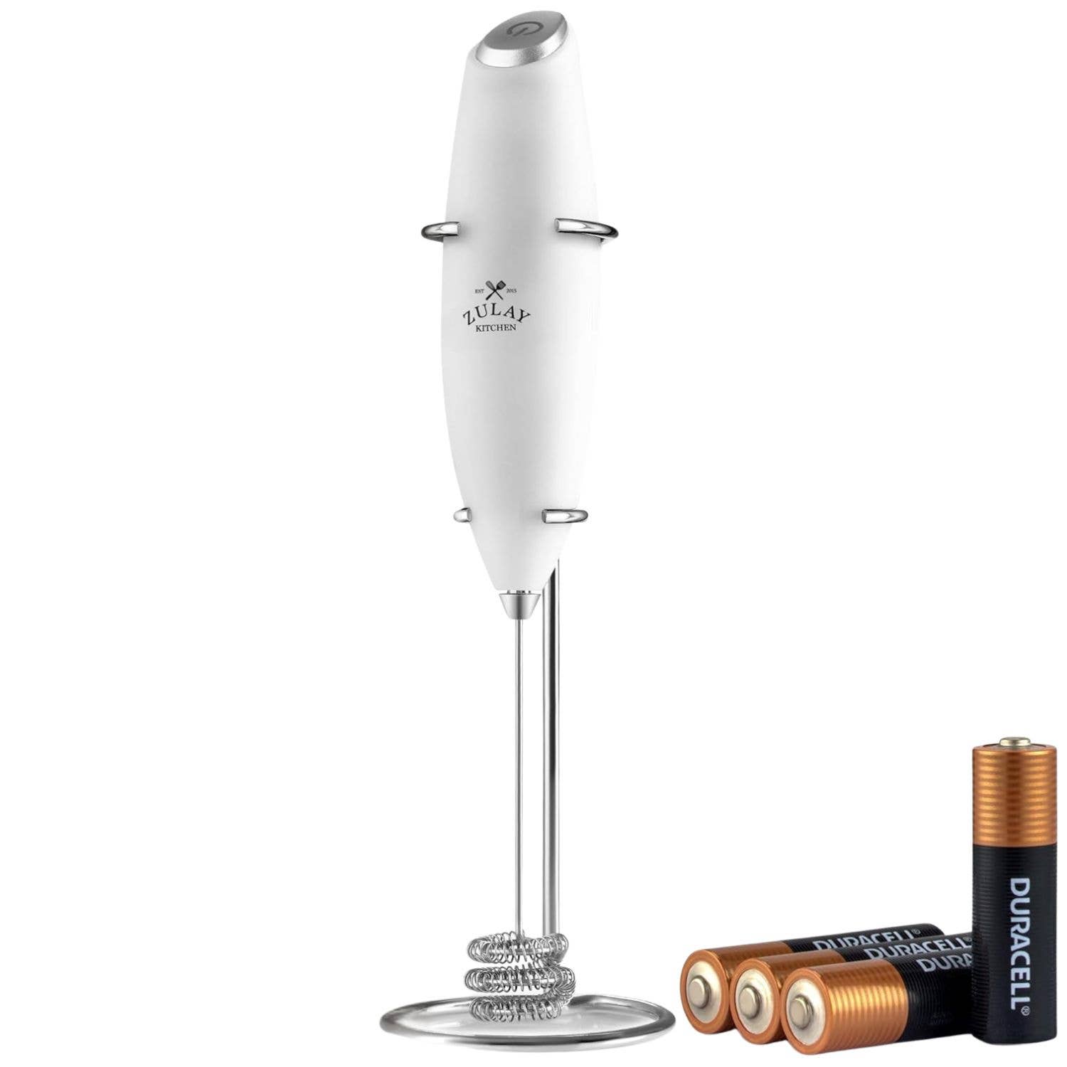 Zulay Kitchen - Wholesale Kitchen Tool/Gadget - Tornado Milk Frother Whisk – Includes 4 AA Batteries12