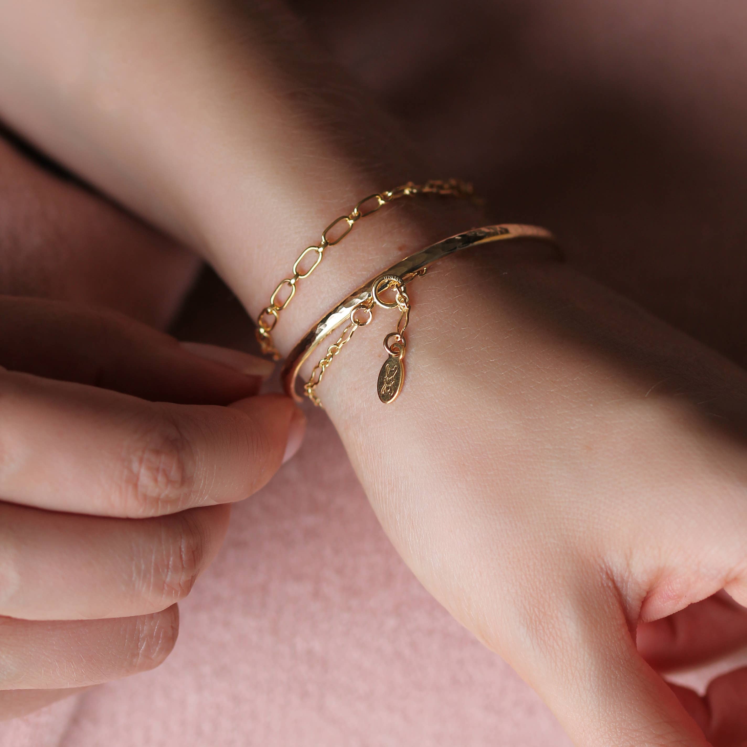 Leah Yard Designs - Wholesale Link & Chain Bracelet - Mini Jolie Bracelet - Gold2