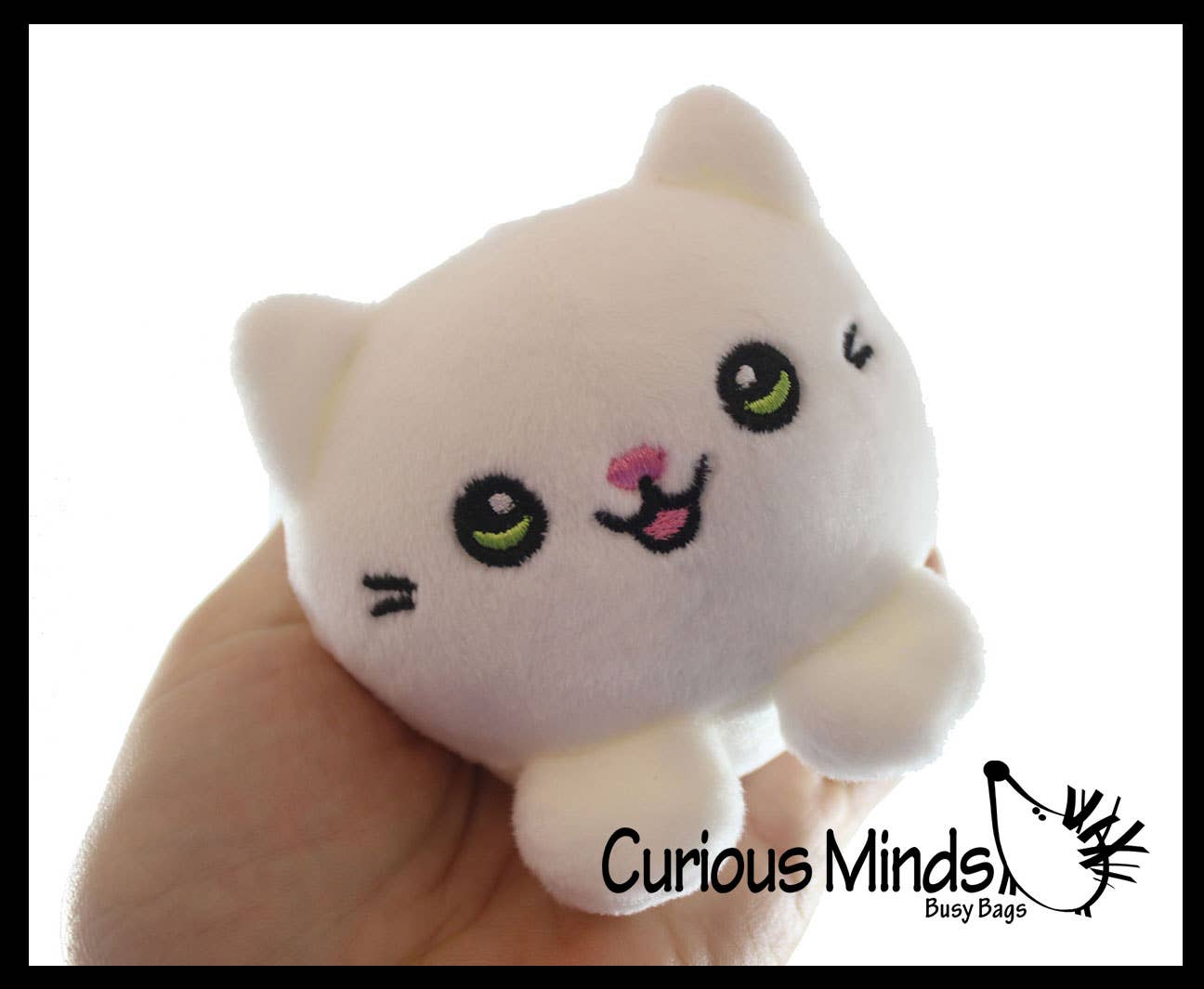 Curious Minds Toys - Vente Peluche – enfant et bébé - 1 jolie boule en peluche - Adorable mini-peluche12