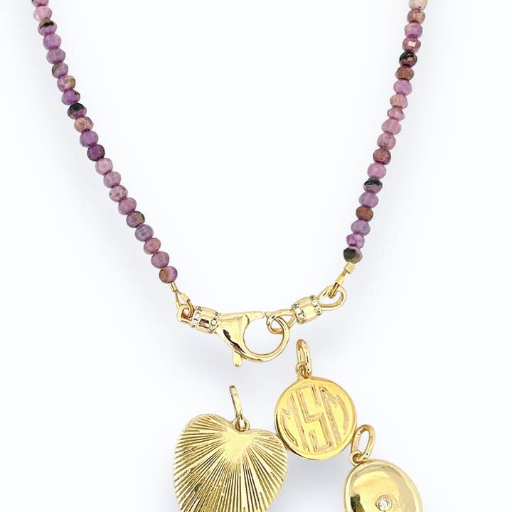 Shiver + Duke - Wholesale Individual Charm/Pendant - Bursting Heart Pendant for Necklace Charm Bar1