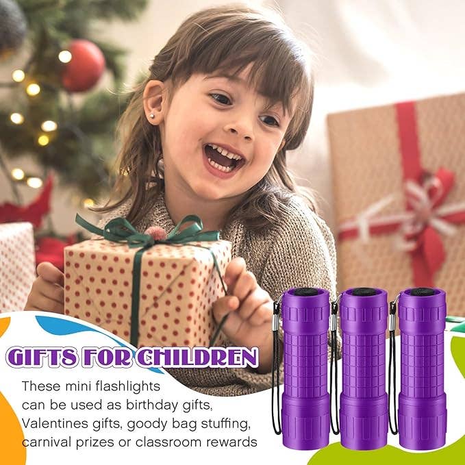 Crover - Wholesale Flashlight - Compact LED Handheld Flashlight– 4in 9-LED Purple Torch3