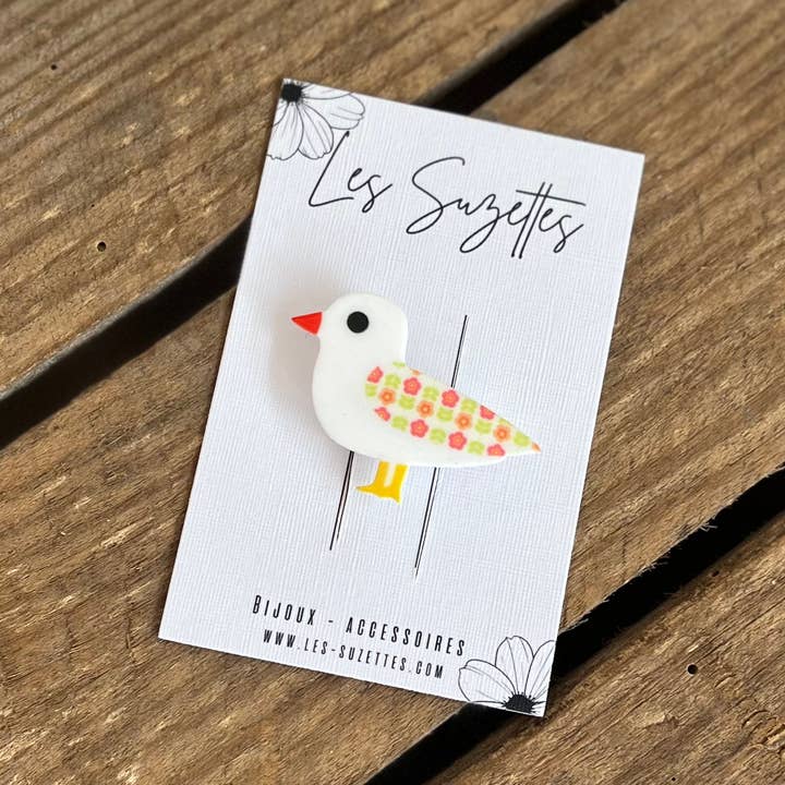 Huguette Paola Brooch for wholesale by Les Suzettes