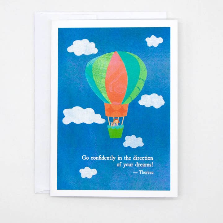 Up, Up, & Away Card – Inspirational New Beginnings Design for wholesale by Kim Dettmer Art