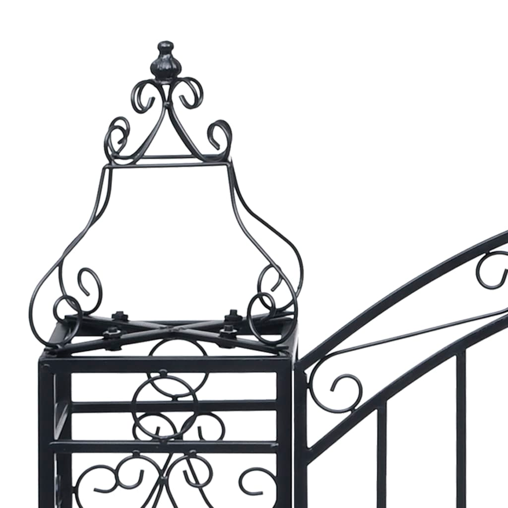 Greenwestons - Wholesale Outdoor Ornament/Decor - Green's Ornamental Garden Gate Wrought Iron 48"x8.1"x39.4"3