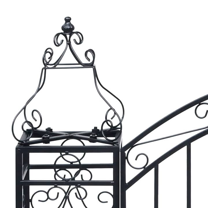 Greenwestons - Wholesale Outdoor ornament/decor - Green's Ornamental Garden Gate Wrought Iron 48"x8.1"x39.4"3