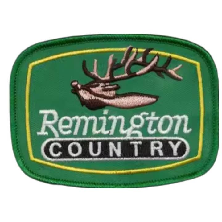 Remington Country Shotguns Embroidered Iron On Patch for wholesale by ThatsRad