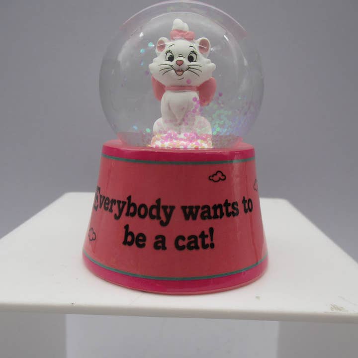 Silver Buffalo - Wholesale Snow Globe - Aristocats Marie And Kitten Clouds Logo Boxed 45mm Light Up1