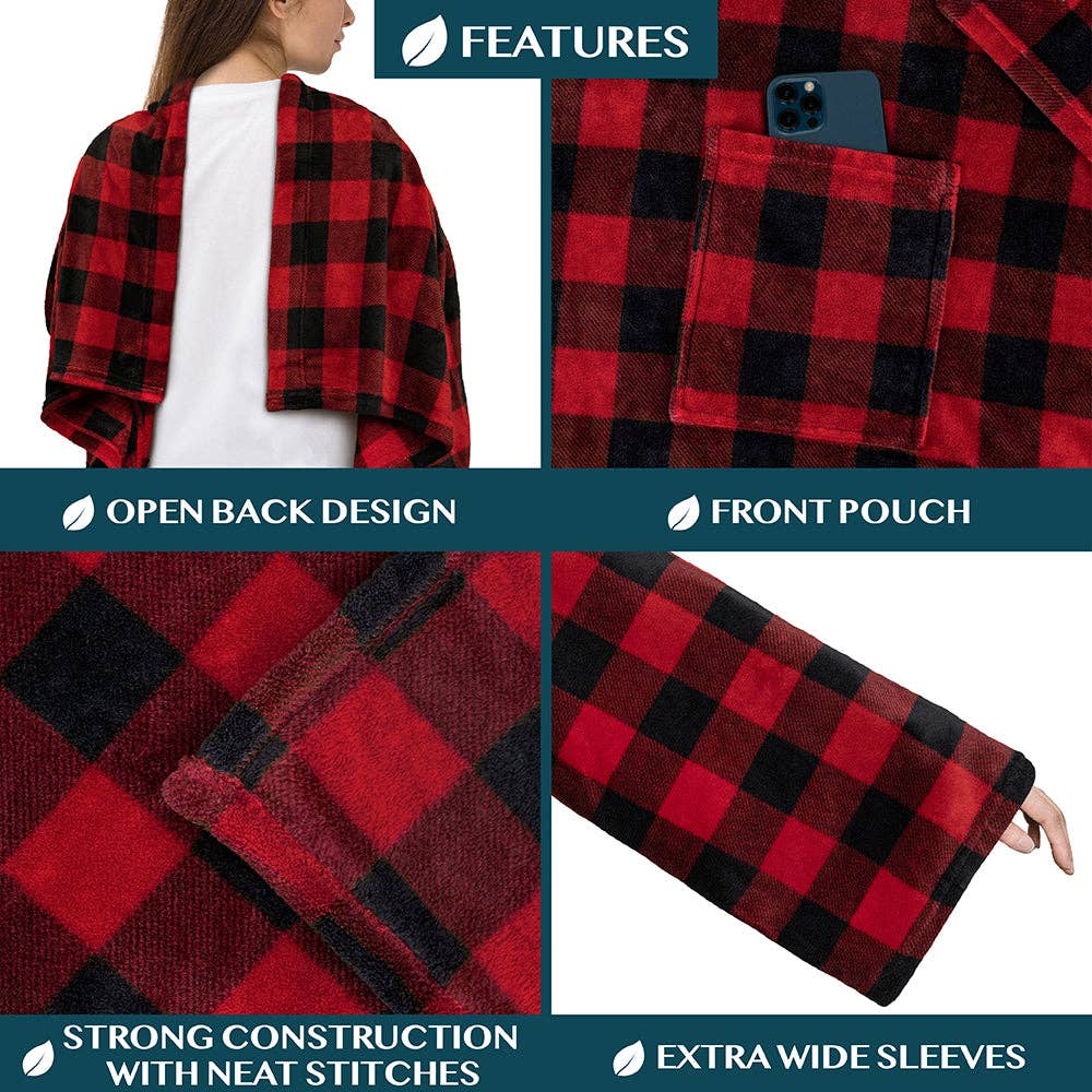 Pavilia - Vendita all'ingrosso Plaid - Coperta con maniche - Tasca applicata102