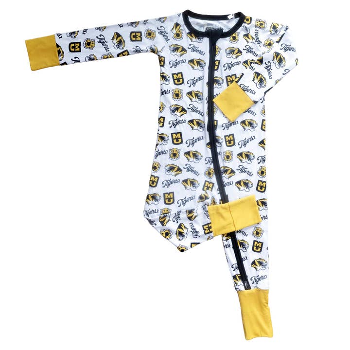 Tailgate Tikes - Wholesale Jumpsuit - Baby - Missouri Tigers Zippy One-Piece4