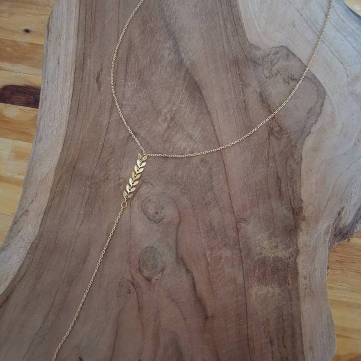 Les Bijoux de Margaux - Wholesale Y-Neck/Lariat Necklace - Bridal jewelry - Agnès back necklace