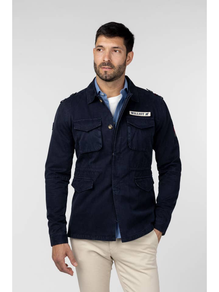 williot – Großhandel Jacke - Herren – In der Sahara gefärbtes Kleidungsstück mit austauschbaren Patches.3