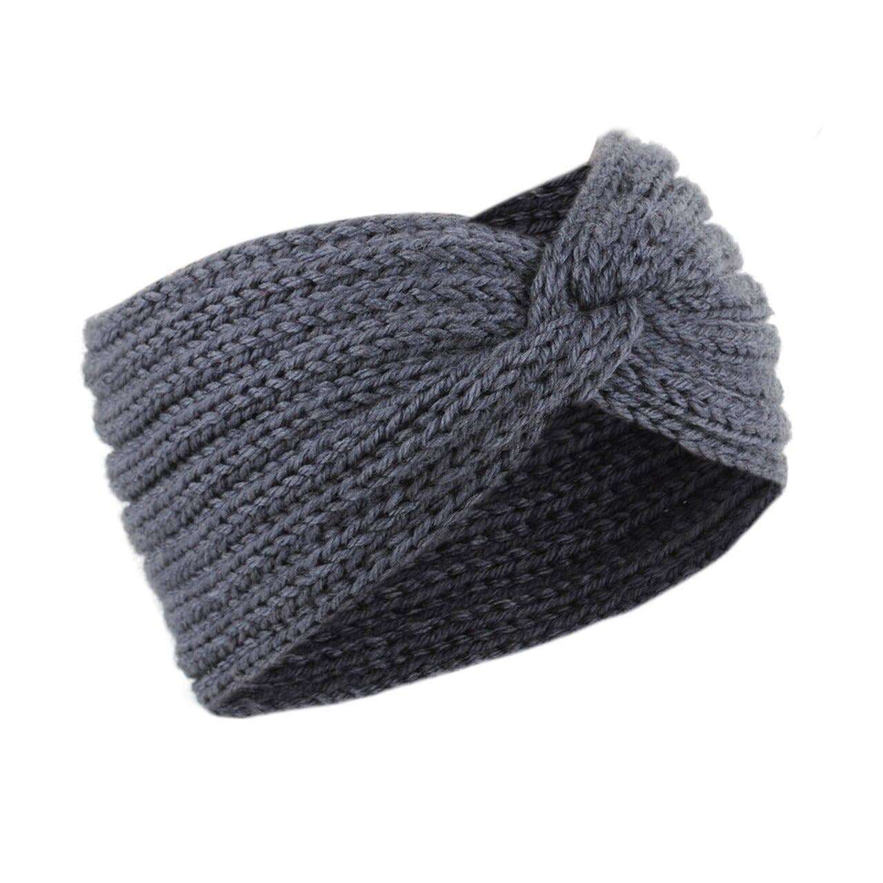 Selini New York - Vente Cache-oreilles – femme - Femme Tricot Hiver Twisted Bandeau Oreillette Oreillette4