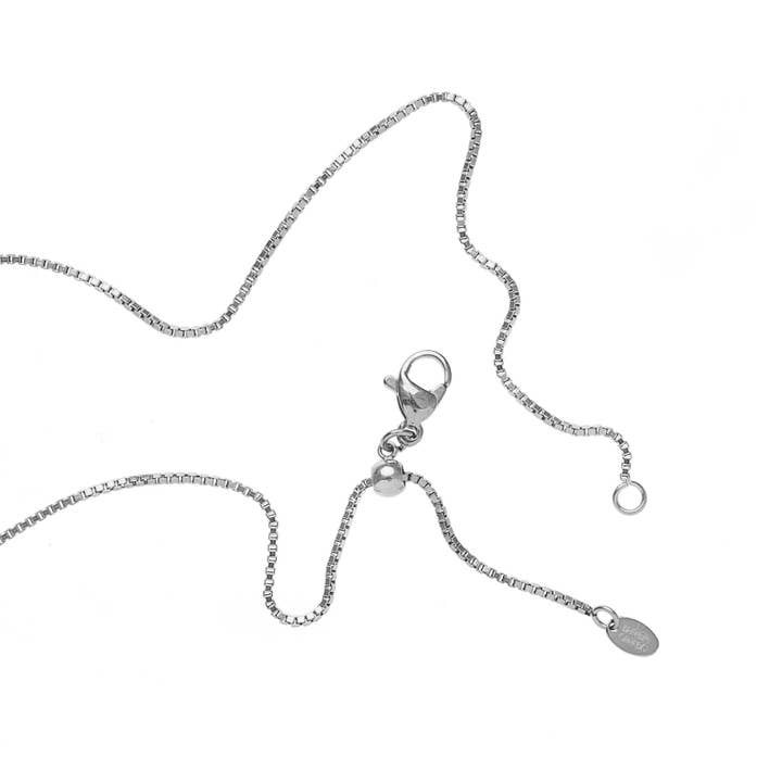 Brenda Grands Jewelry - Wholesale Pendant/Charm Necklace - Waterproof Dainty Two-Tone Puffy Heart Necklace4