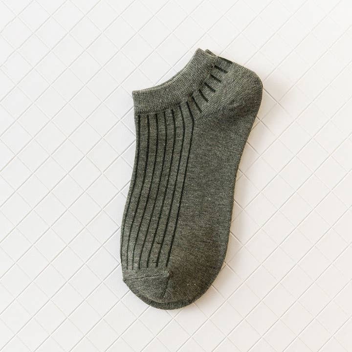 ACCITY - Wholesale Socks - Women's - INSTEP VERTICAL WRINKLE ANKLE SOCKS_CWMS0904