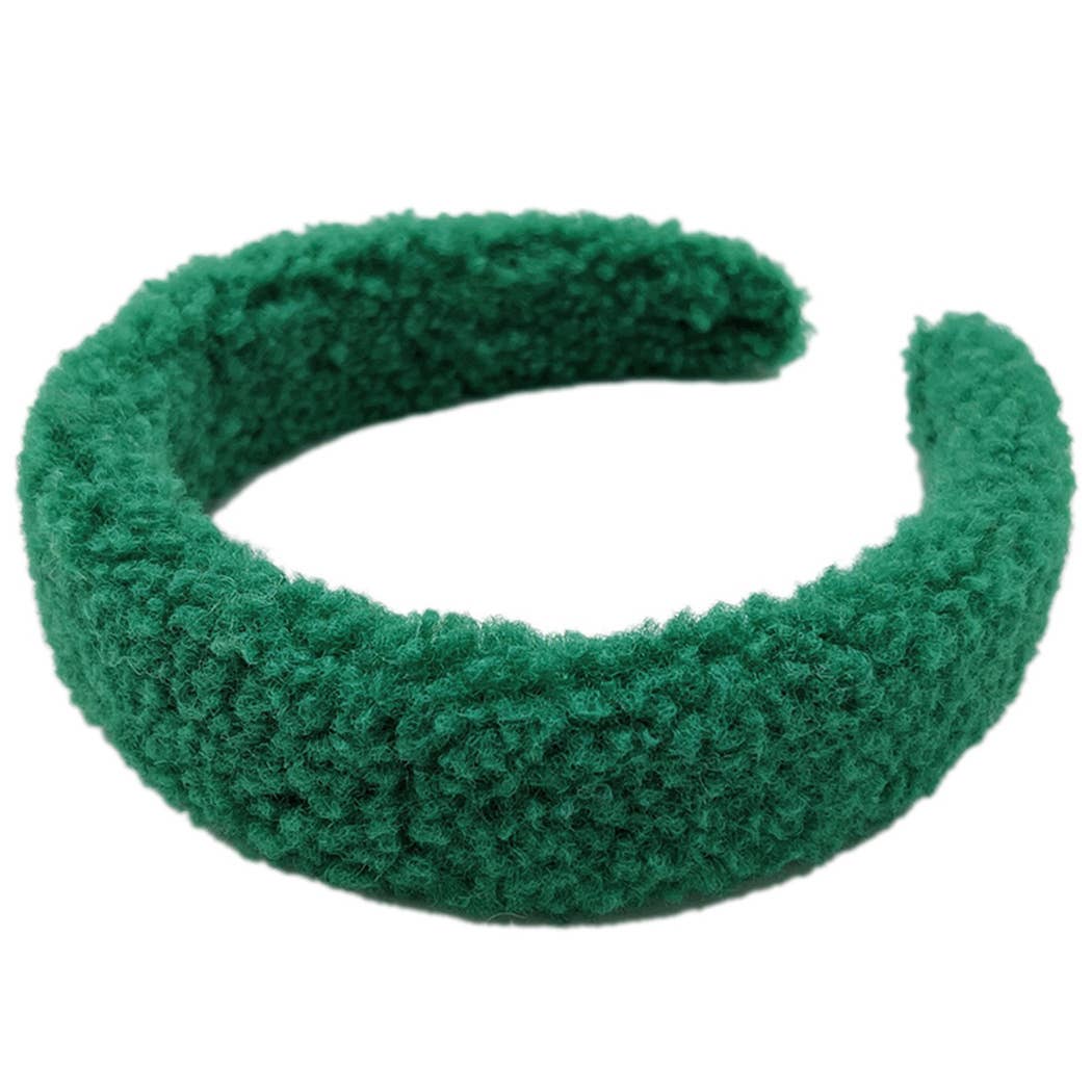 Fashion City – wholesale Pannband - Dam – Solid färg Sherpa pannband3