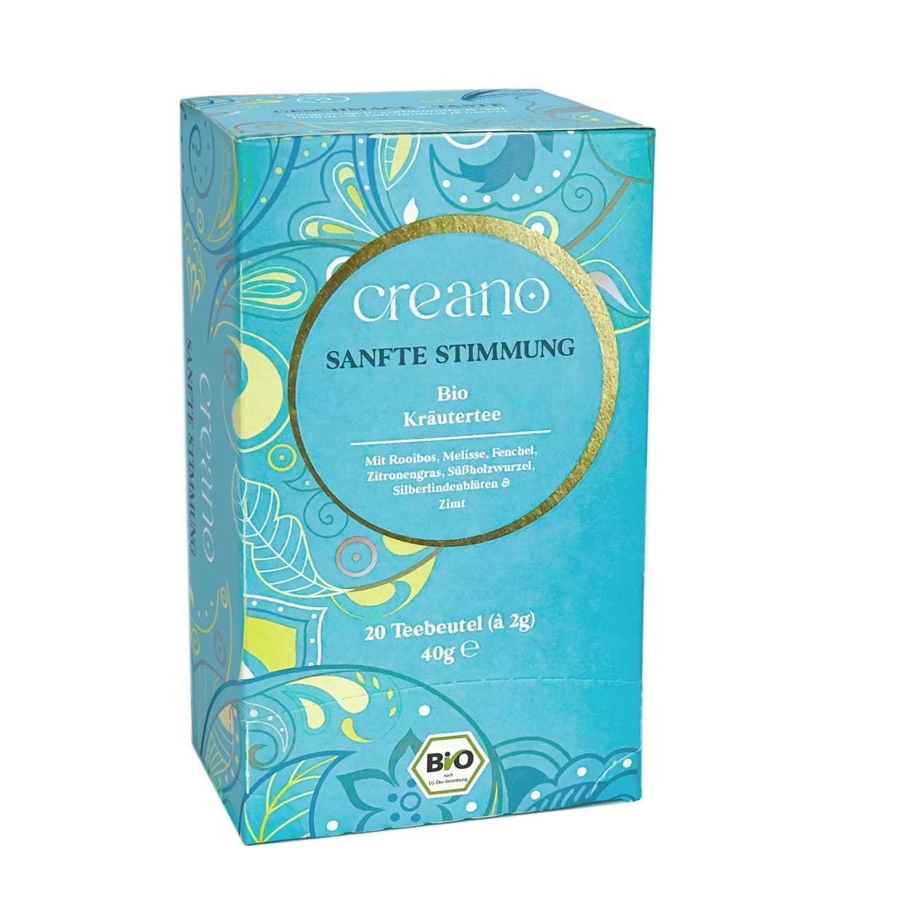 Creano - Wholesale Tea Bags - Pack of 20 organic tea bags for a soft mood*2