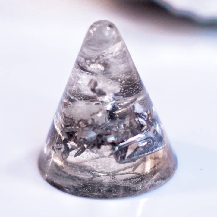 Mini orgonite | quarzo trasparente | chakra della corona per la vendita all'ingrosso da parte di ARCANDLES