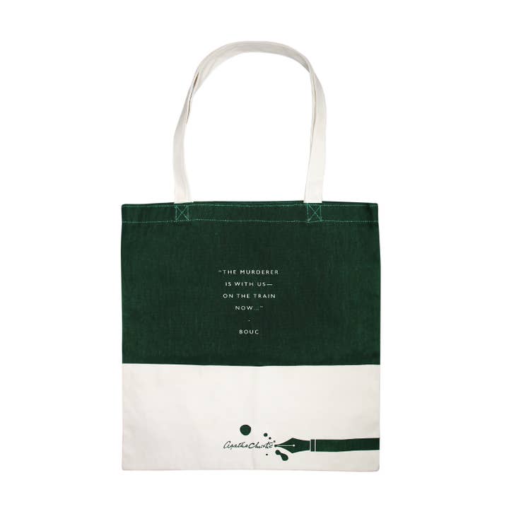 Half Moon Bay By Design - Wholesale Tote Bag - Women's - Recycled Cotton Tote Bag Agatha Christie Orient Express