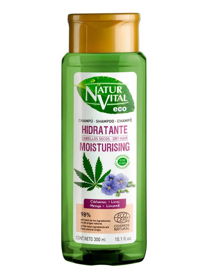 Ecocert Cosmos Natural Moisturising Shampoo Eco 300ml for wholesale by NaturVital & Corpore Sano