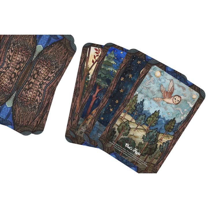 IBIZA TAROT - Wholesale Tarot Cards - Feathered Mystic Oracle: Eyes of the Owl - 22 Cards