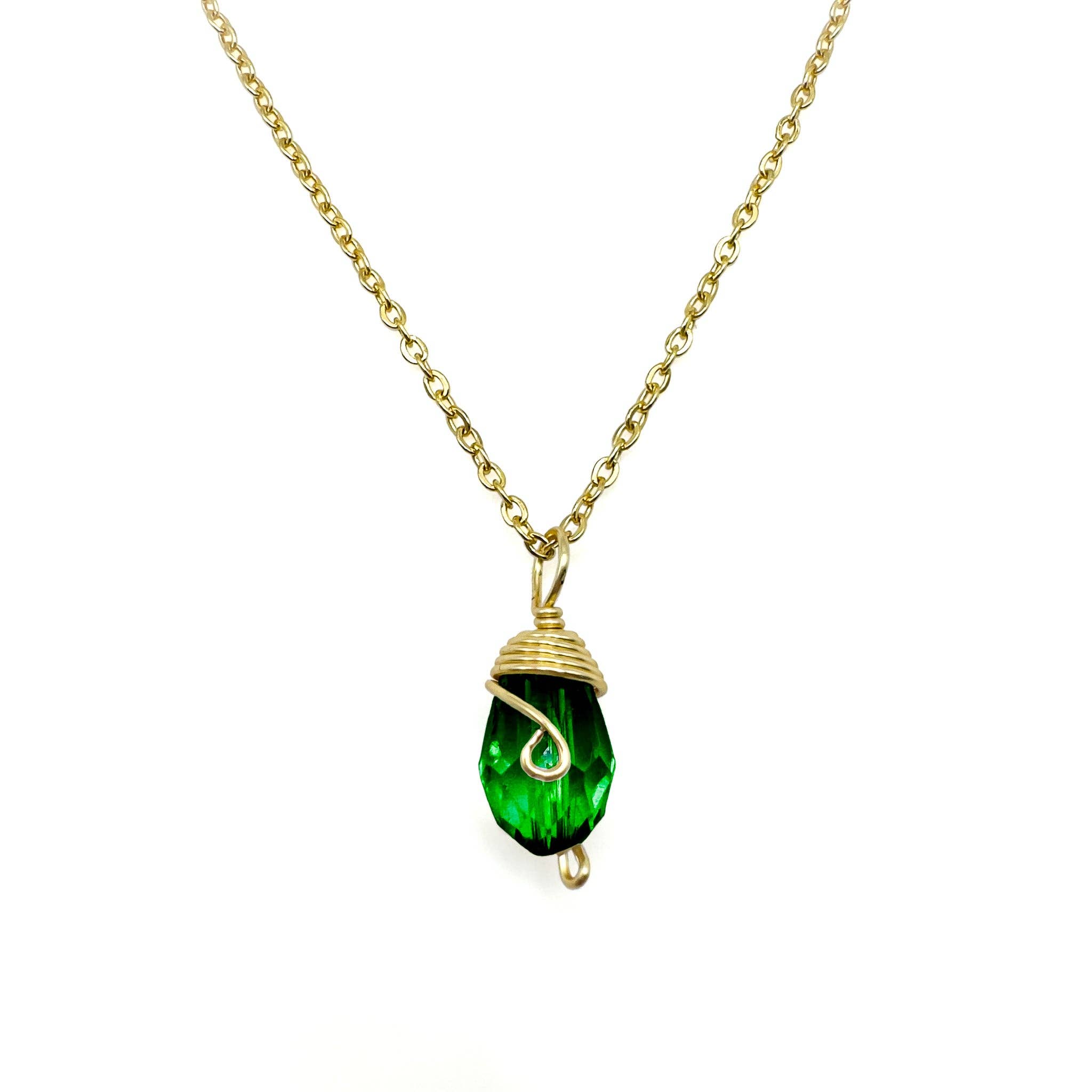 Alegria Accessories Inc. - Wholesale Pendant/Charm Necklace - Gold Birthstone necklace4