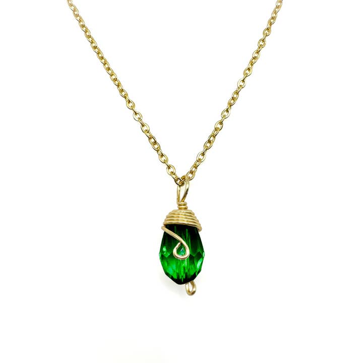 Alegria Accessories Inc. - Wholesale Pendant/Charm Necklace - Gold Birthstone necklace4