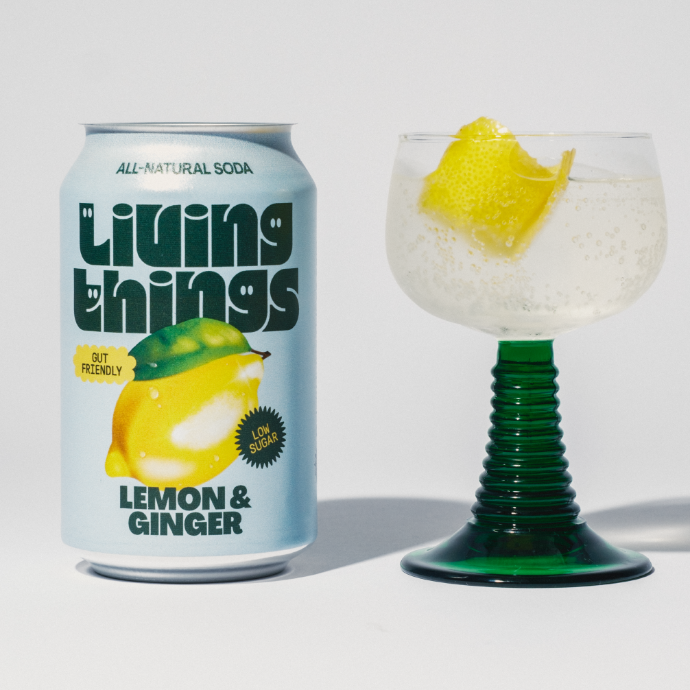 Living Things - Vente Sodas/boissons gazeuses - Soda Prébiotique Citron & Gingembre - Living Things4