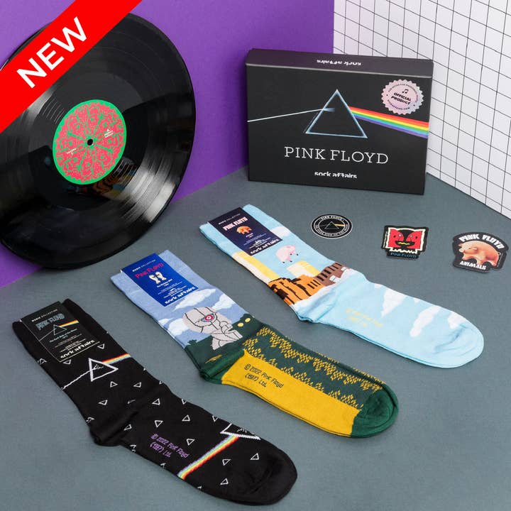 Sock Affairs - Wholesale Socks - Unisex - Official Pink Floyd Pack Gift