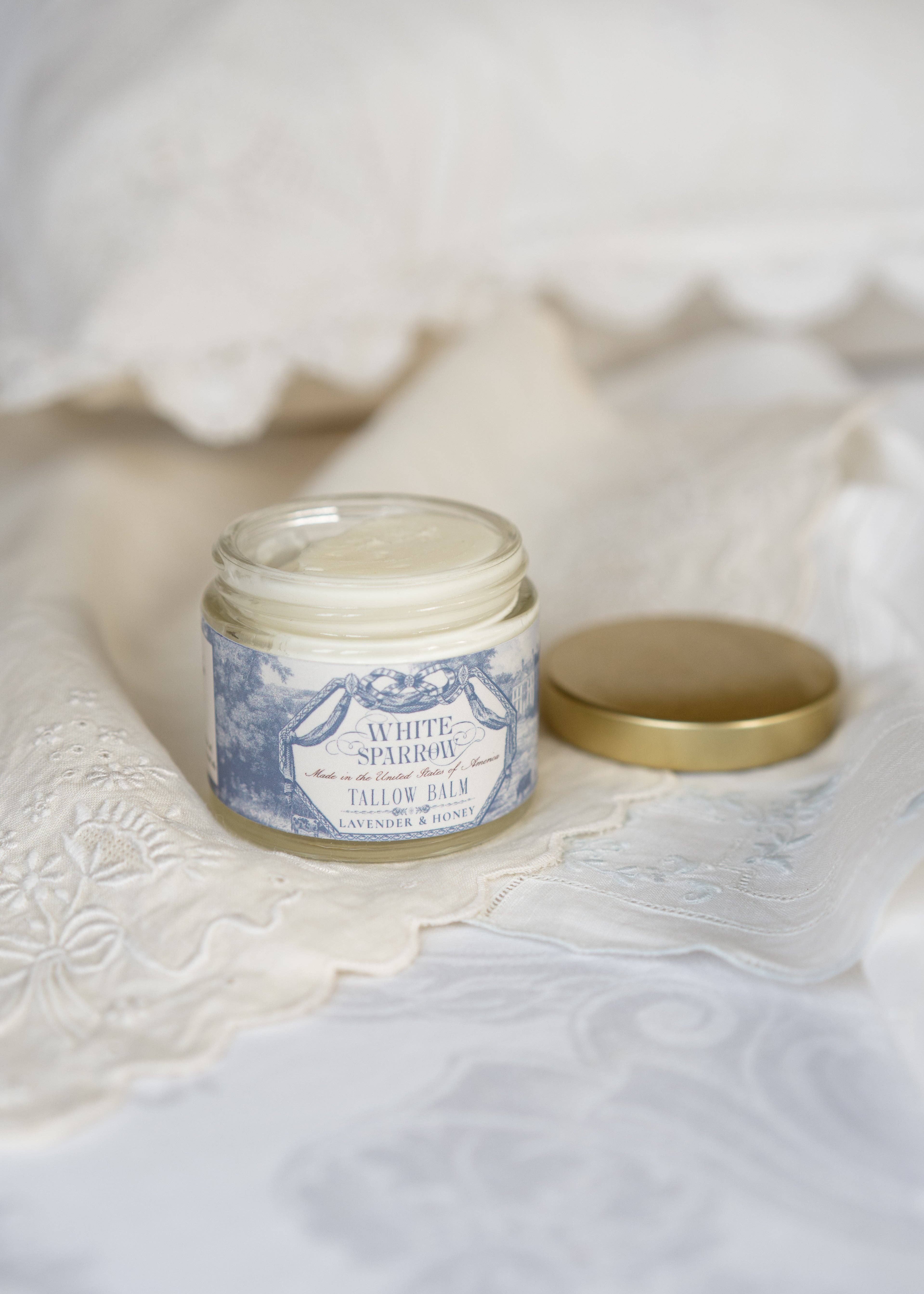 White Sparrow Farmacy – wholesale Healing salve/balm/cream – Tallow balm - Lavender & Honey