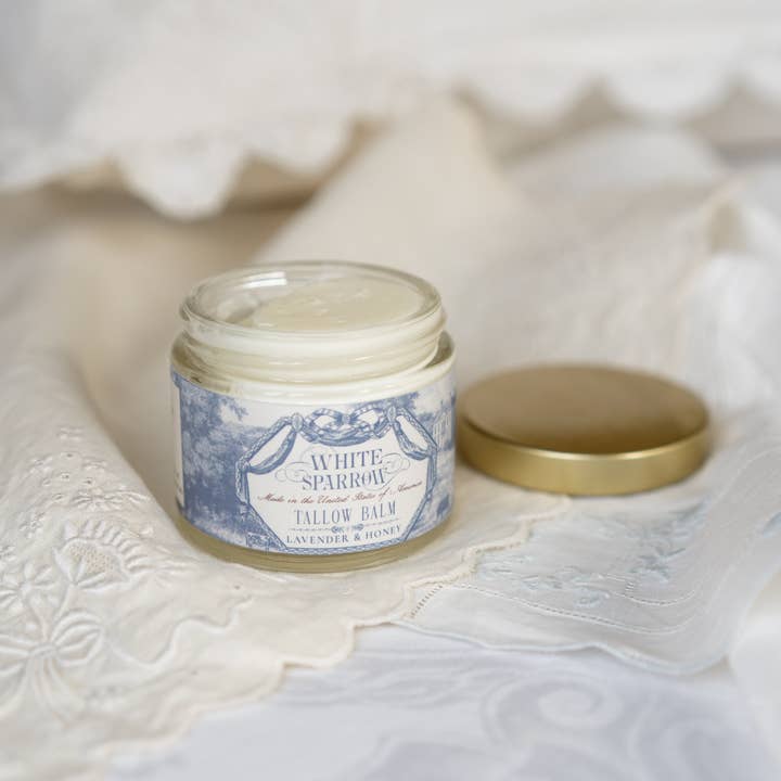 White Sparrow Farmacy - Wholesale Healing Salve/Balm/Cream - Tallow balm - Lavender & Honey
