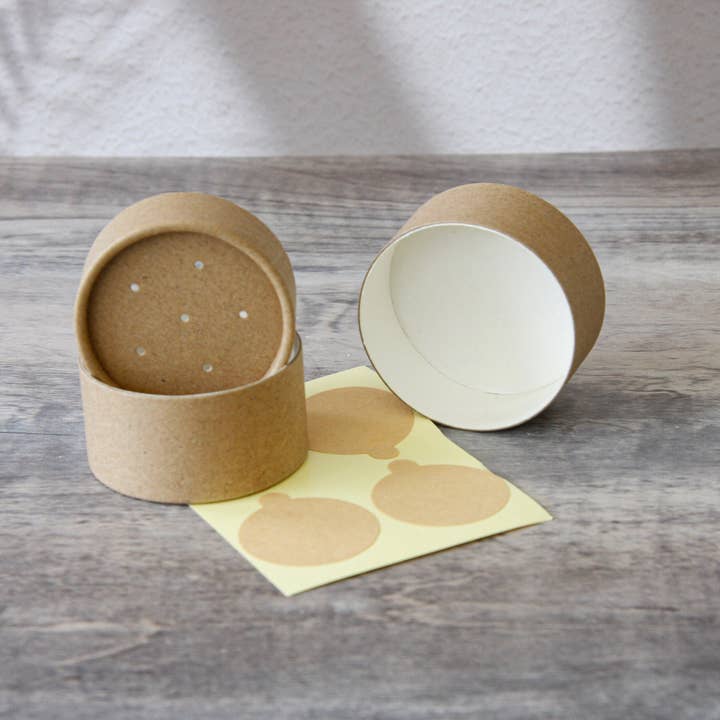 GreenWay Containers – wholesale Jar – 1 ounce / 30 g Shallow Paper Shaker Jar13