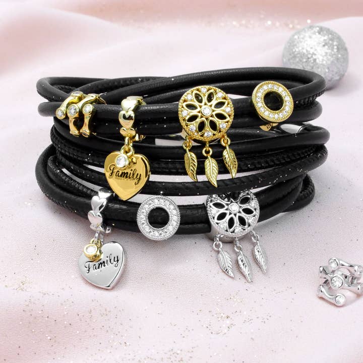 familie kærlighed charme sølv for engroshandel hos CHAMOON Jewelry