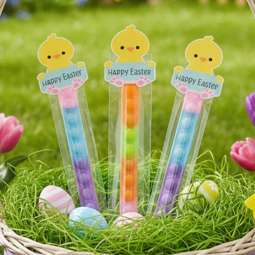 non candy easter basket filler stuffer pop it bracelet for wholesale by Threelilducks