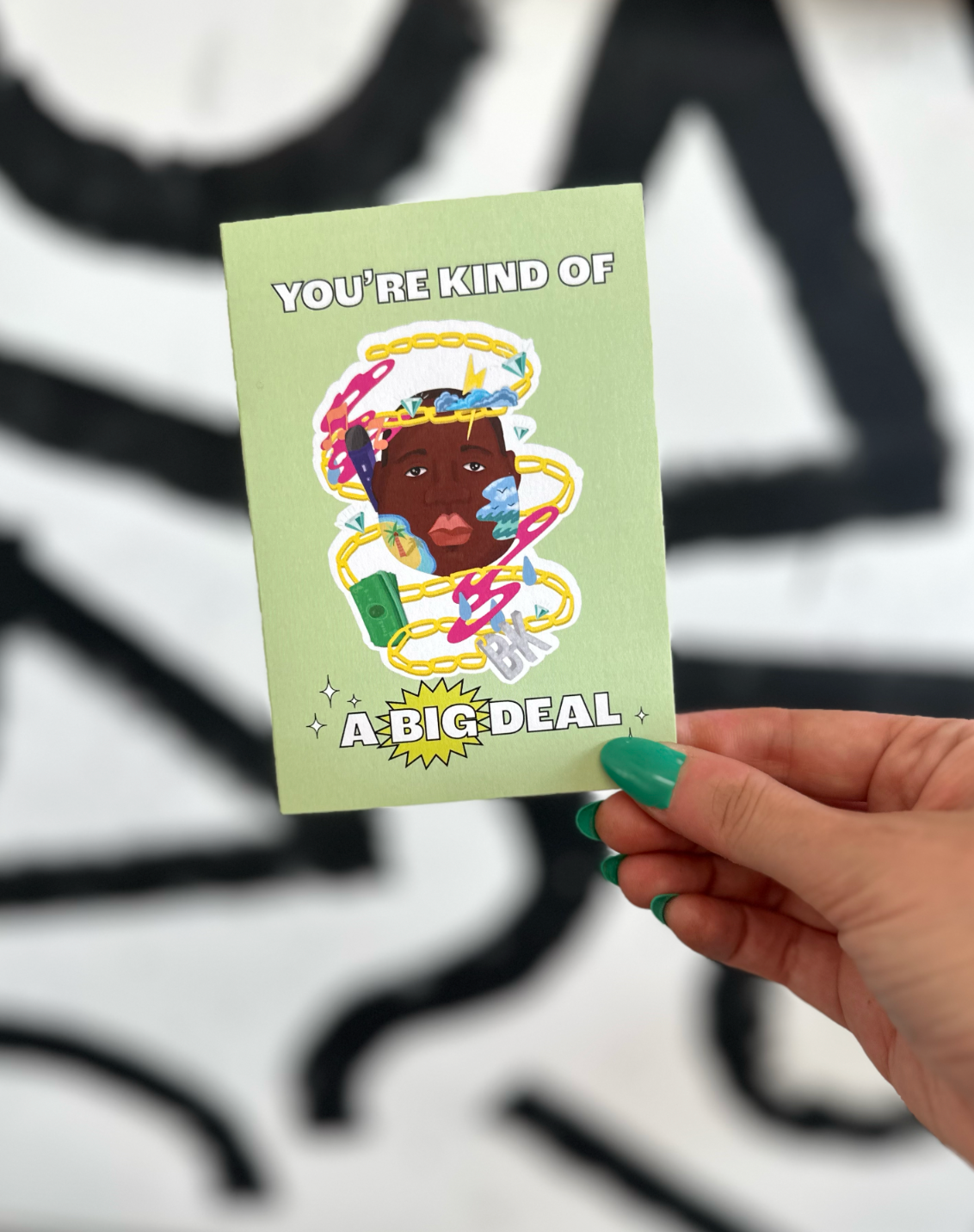 Women of Type - Wholesale Birthday Card - You're a BIG Deal | Biggie Smalls Greeting Card 4x6"0