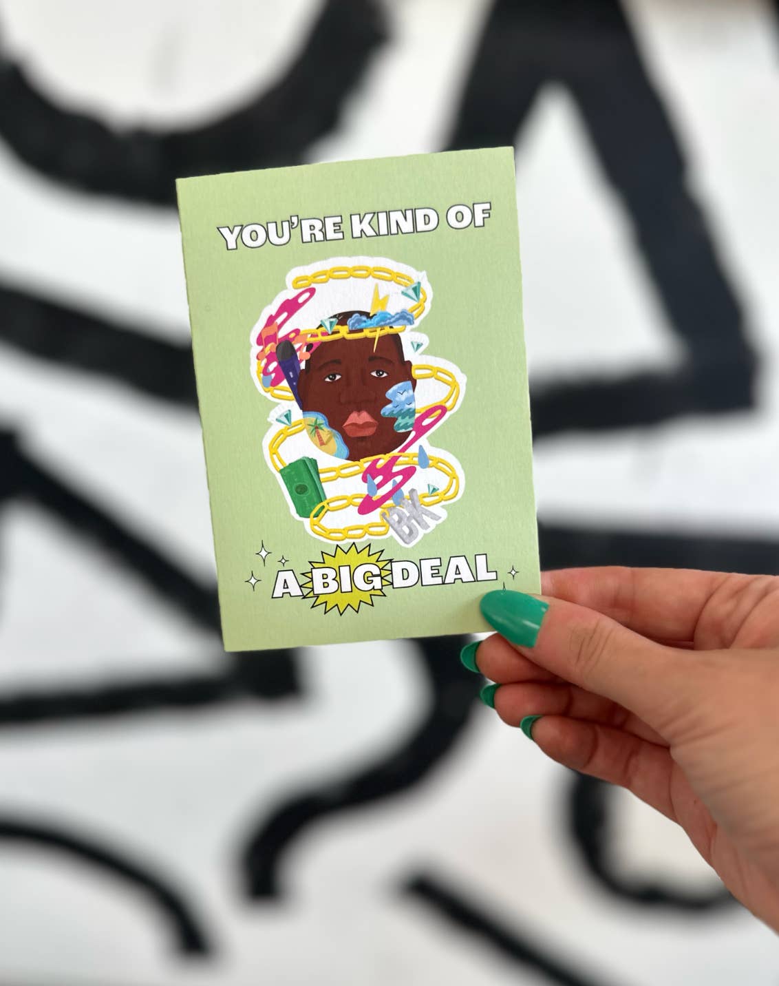 Women of Type - Wholesale Birthday Card - You're a BIG Deal | Biggie Smalls Greeting Card 4x6"