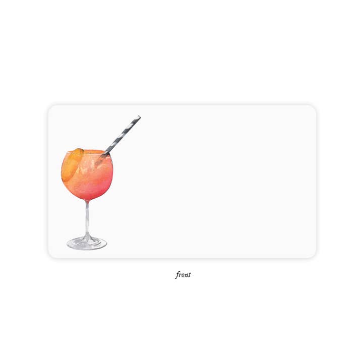 E. Frances Paper - Wholesale Stationery/Notecard Set - Aperol Spritz Little Notes® – Boxed Set of 85 Mini Note Card1
