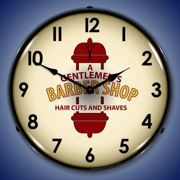 Barber Shop 2 for wholesale by Collectable Sign and Clock LLC.