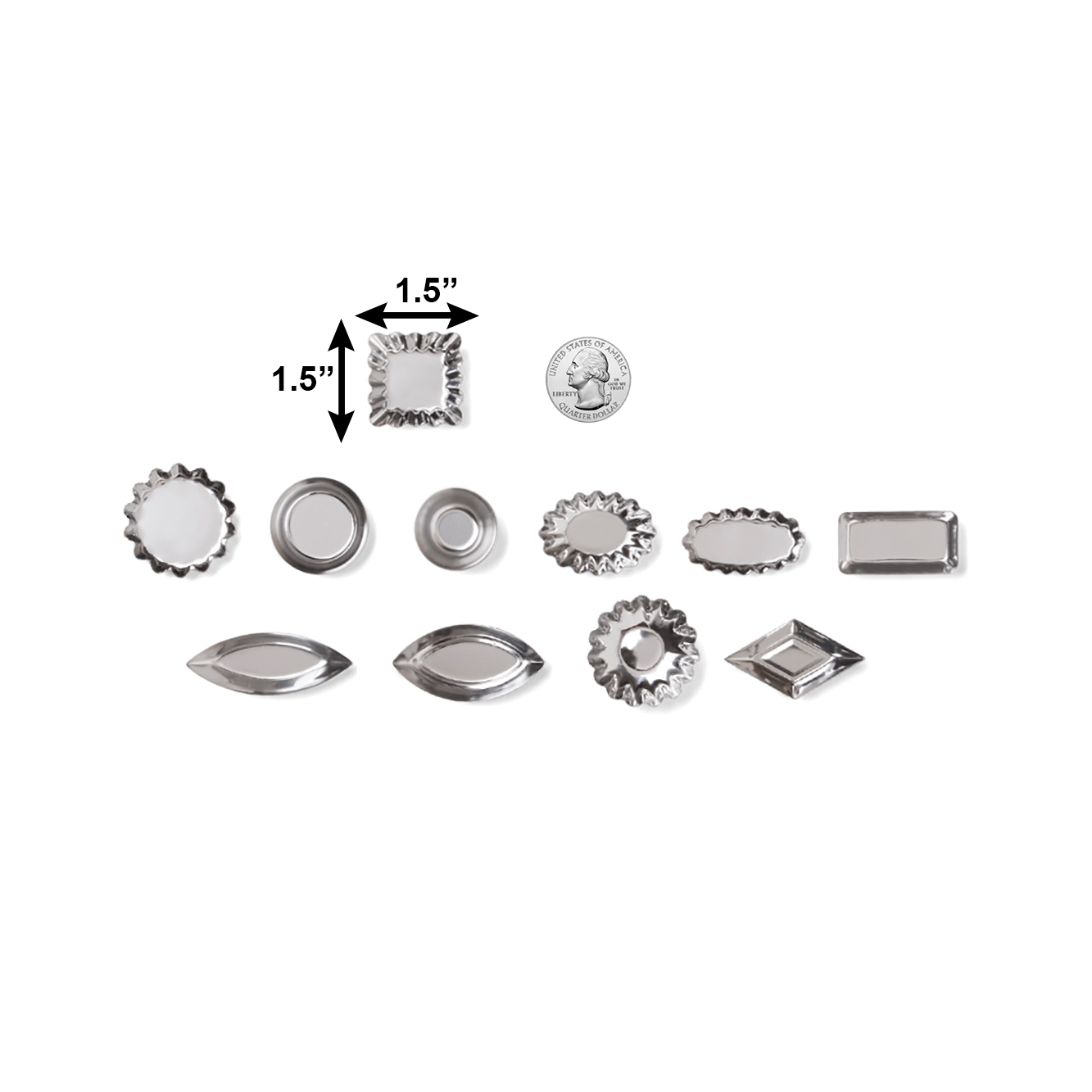 Fox Run Brands - Venta al por mayor Molde para tartas - Set de 36 moldes mini tartaletas de acero esmaltado Fox Run6