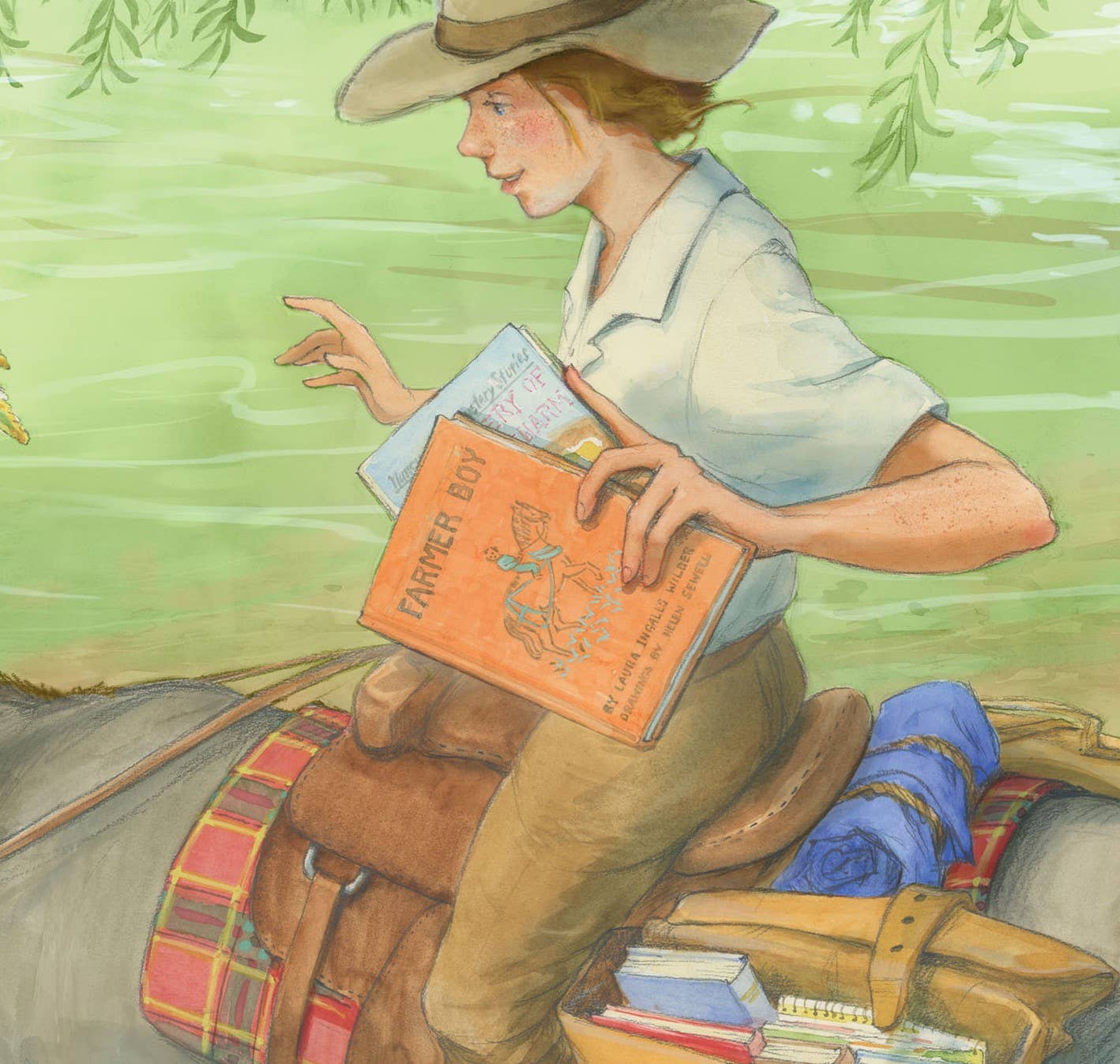 Sleeping Bear Press - Wholesale Preschool Book (3-5) - Junia: The Book Mule of Troublesome Creek Picture Book6