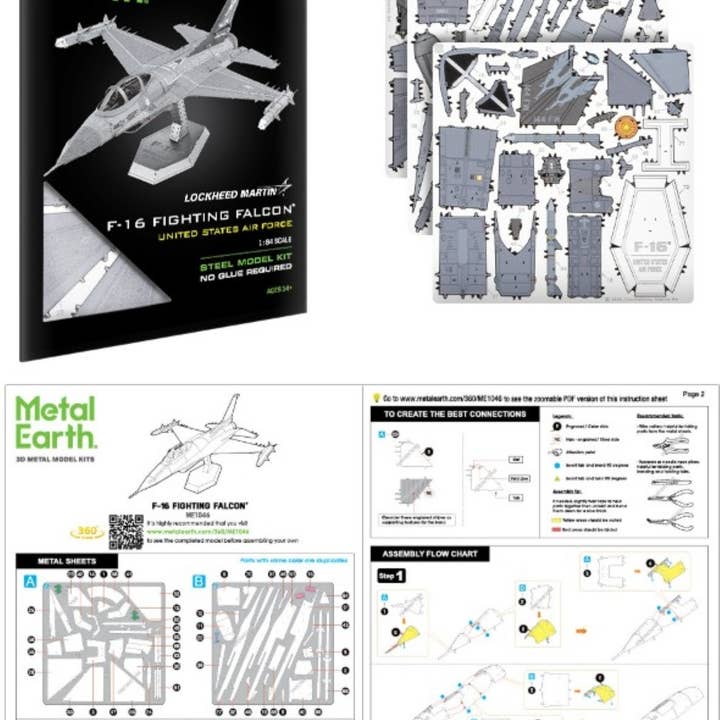 F-16 Fighting Falcon® United States Air Force for wholesale by Metal Earth
