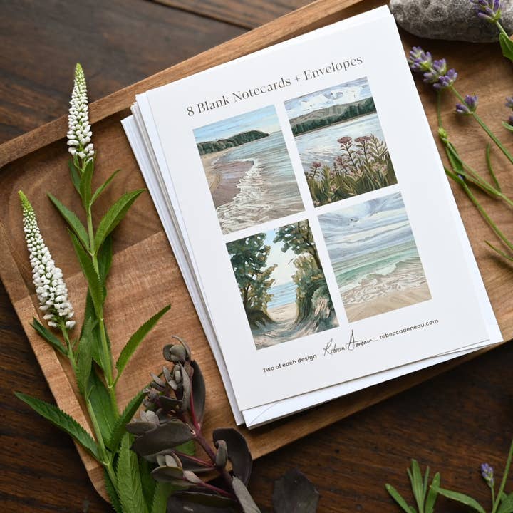 Rebecca Deneau - Wholesale Stationery/Notecard Set - Lake Note Card Set1