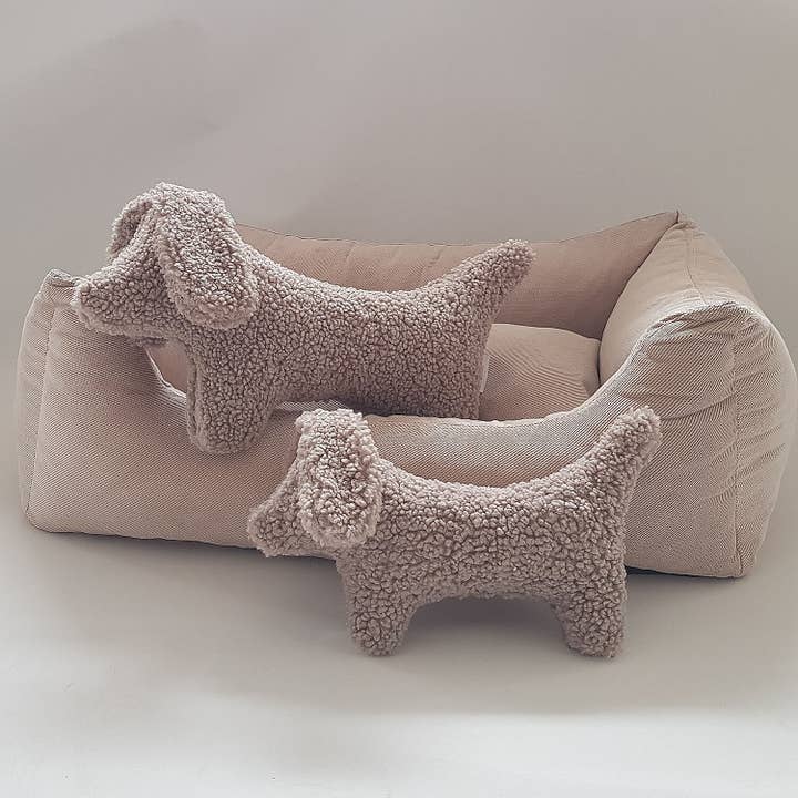 DOGS in the CITY® - Wholesale Pet Toy - Dog - Plush dog Dachshund TOM Paddy gravel1