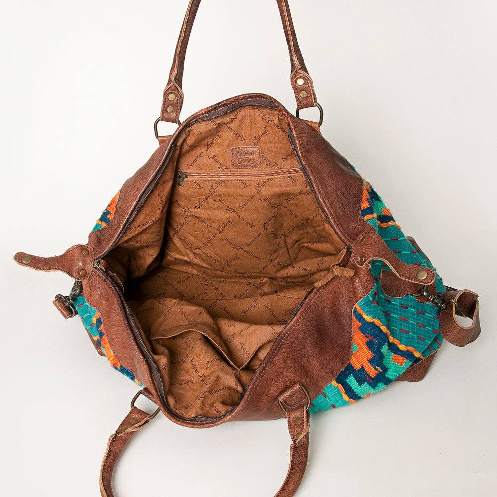 LS Western - Vente Sac de voyage – femme - Sac de voyage en laine et cuir du sud-ouest LC-ADBG460 Sac de selle tissé à la main81