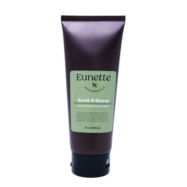 Eunette Hair Essentials – wholesale Behandling för hår och hårbotten – Salt- och oljeskrubb för hårbotten, mjällborttagning, förbehandling - 8 oz1