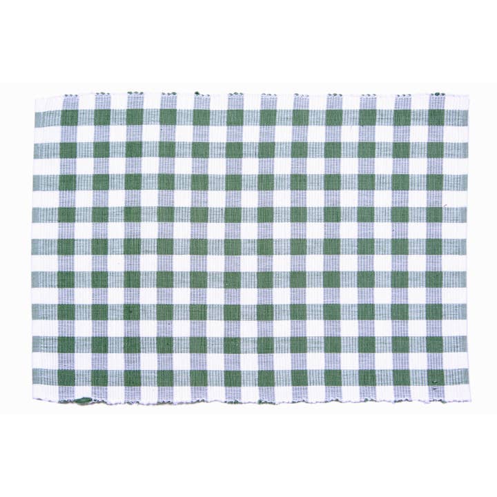 Accent Linen - Vendita all'ingrosso Tovagliette - Tovagliette all'americana Ribbed - Buffalo Green Check