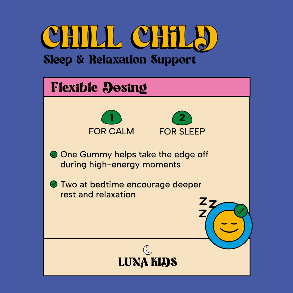 SubLuna - Wholesale Oral Supplement/Vitamin - Chill Child: Calm & Sleep Gummy8