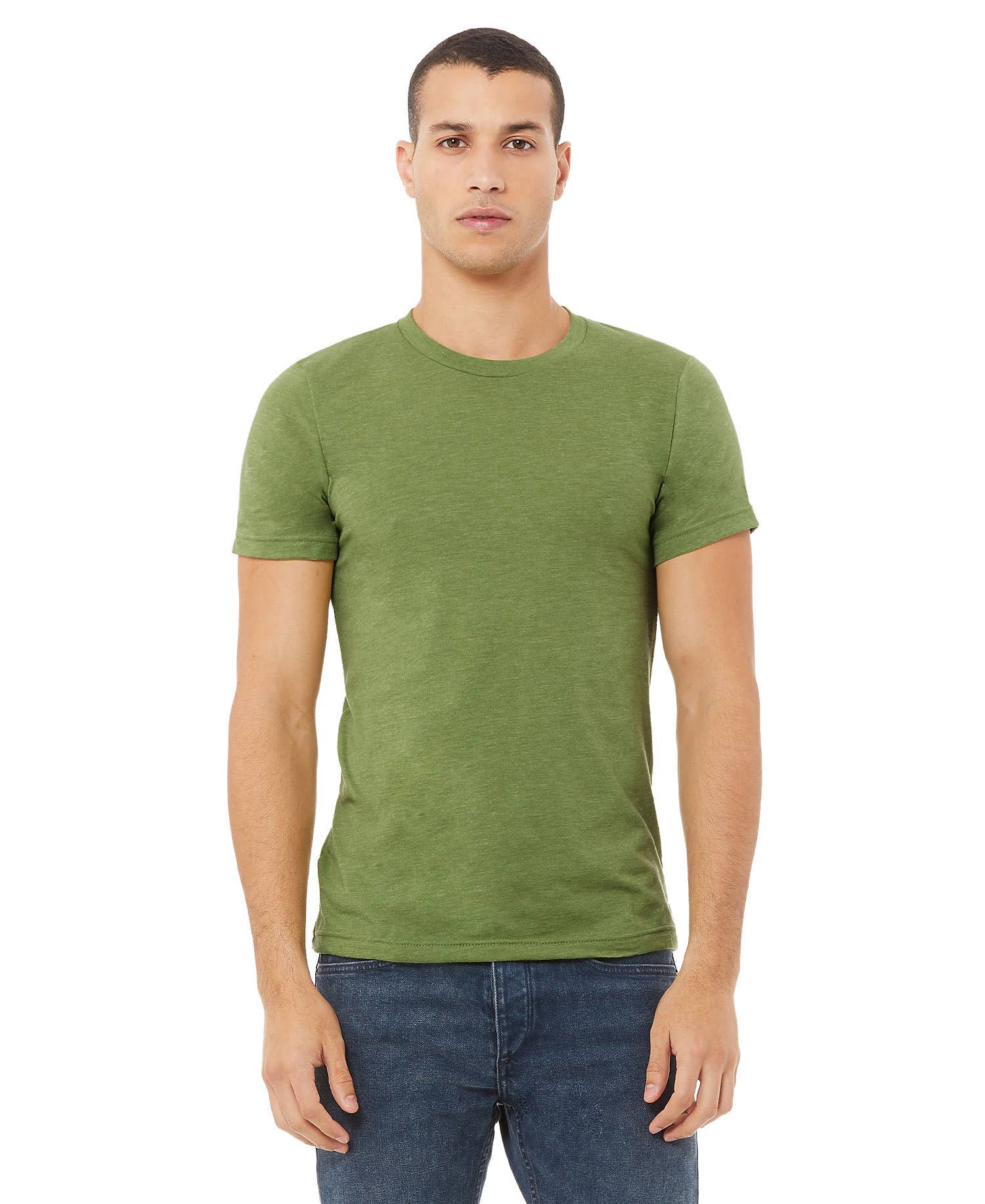 Print The Dream - Wholesale T-Shirt - Unisex - Bella Canvas 3001 Heather CVC T-shirt, Unisex Soft Shirts34