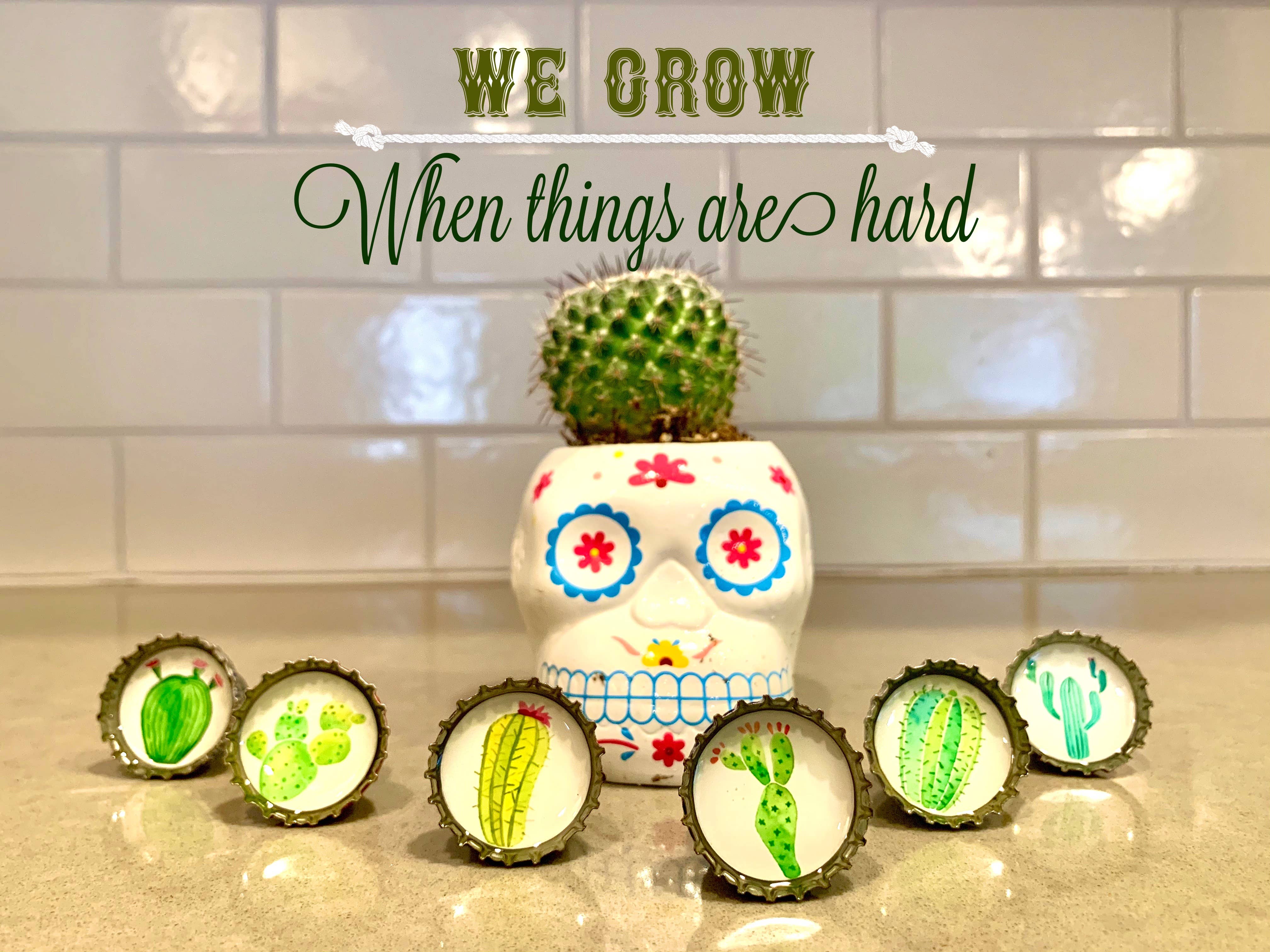 Kate's Magnets - Wholesale Magnet - Cactus Magnets - Spring decor, Handmade & Eco-friendly3